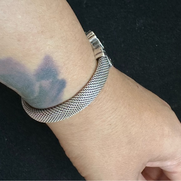 Tous Silver Bangle Tous Mesh Bear - Picture 7 of 11